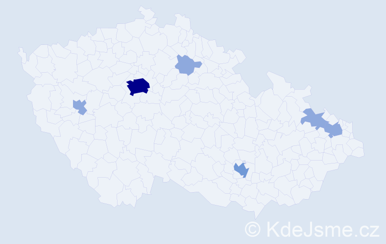 Jméno: 'Bojan', počet výskytů 16 v celé ČR
