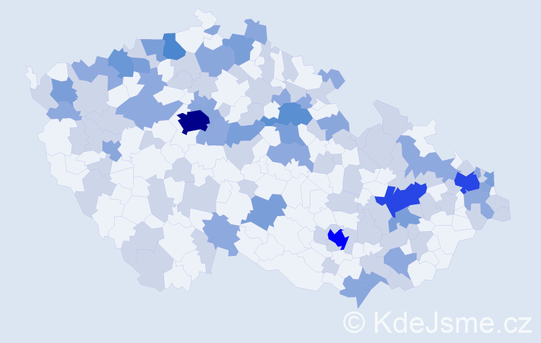 Jméno: 'Paulína', počet výskytů 226 v celé ČR