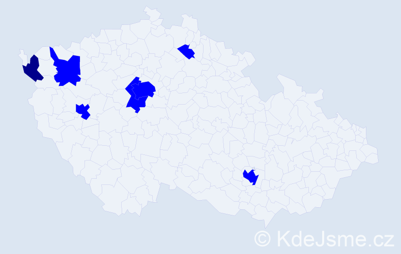 Jméno: 'Bao Linh', počet výskytů 8 v celé ČR