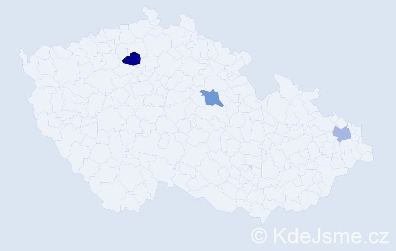 Jméno: 'The Binh', počet výskytů 3 v celé ČR