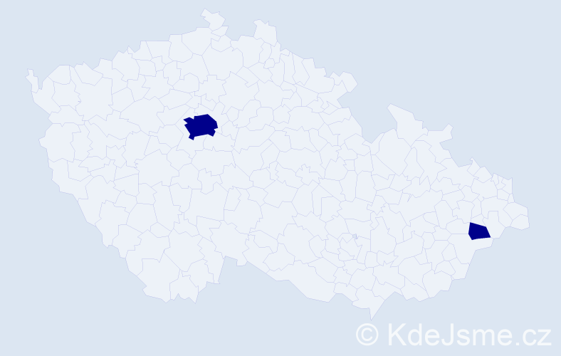 Jméno: 'Renata Veronika', počet výskytů 2 v celé ČR