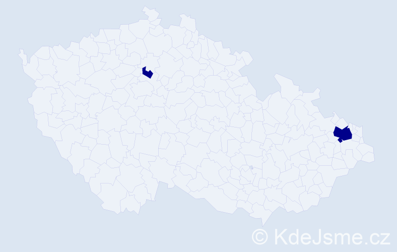 Jméno: 'Reis', počet výskytů 2 v celé ČR