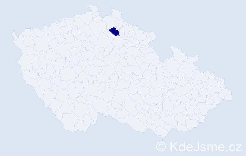 Jméno: 'Gaia Lea', počet výskytů 1 v celé ČR