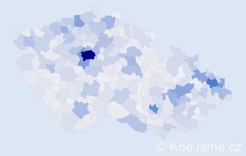 Jméno: 'Klaudie', počet výskytů 2409 v celé ČR