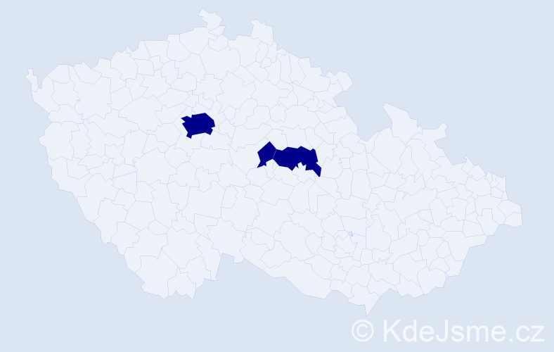 Jméno: 'Žitomír', počet výskytů 3 v celé ČR
