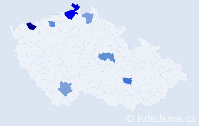 Jméno: 'Filip Pavel', počet výskytů 9 v celé ČR