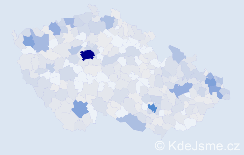 Jméno: 'Hermína', počet výskytů 772 v celé ČR