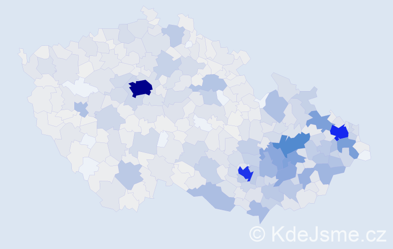 Jméno: 'Svatava', počet výskytů 4243 v celé ČR