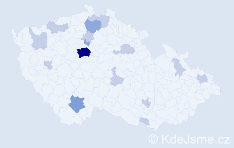 Jméno: 'Jadranka', počet výskytů 32 v celé ČR