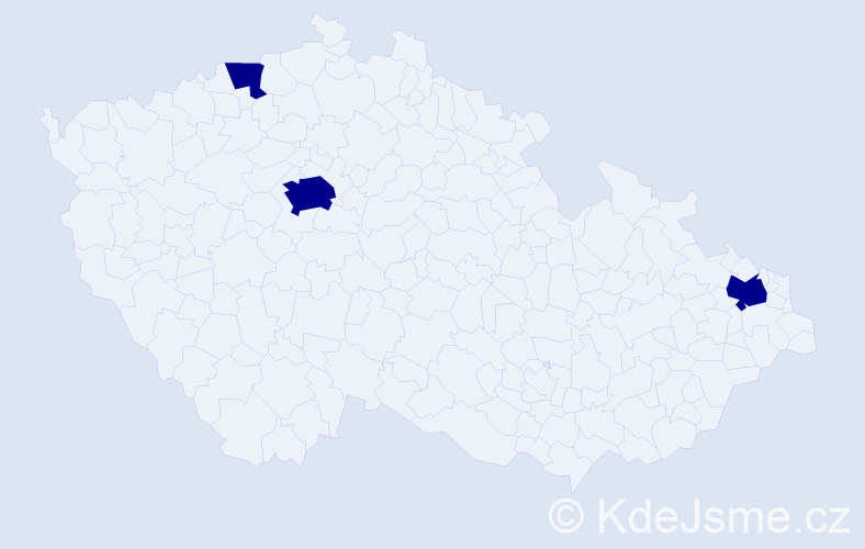 Jméno: 'Quang Dong', počet výskytů 3 v celé ČR