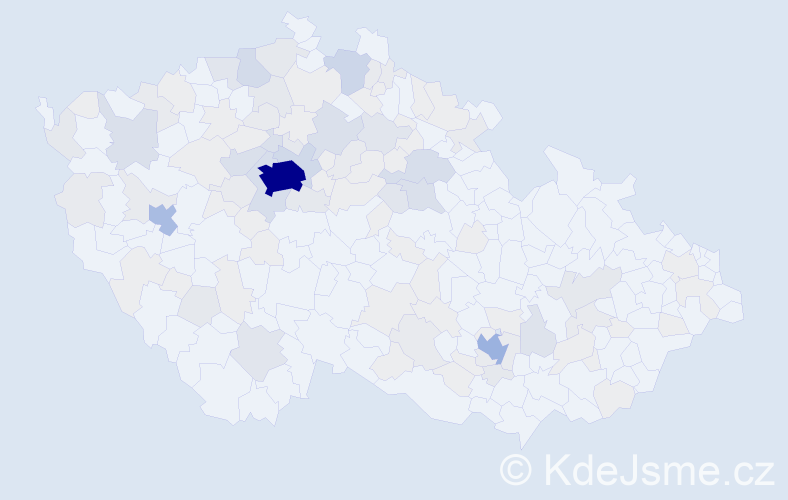 Jméno: 'Vadym', počet výskytů 365 v celé ČR
