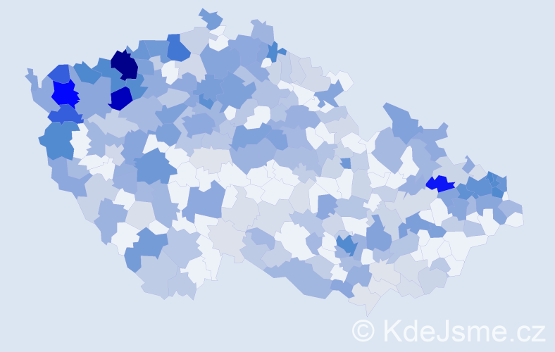 Jméno: 'Zoltán', počet výskytů 771 v celé ČR