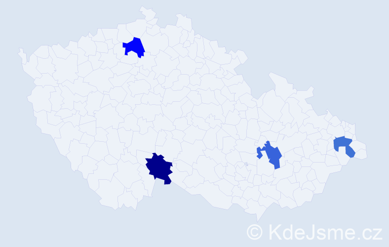 Jméno: 'Patrik Marek', počet výskytů 4 v celé ČR