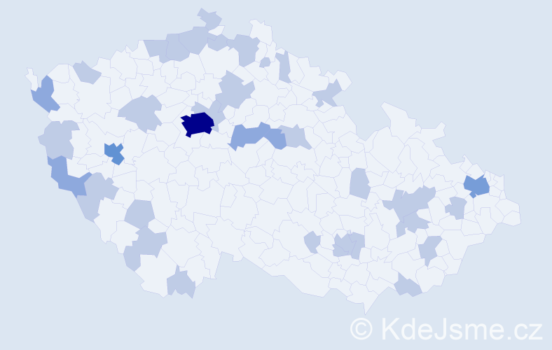 Jméno: 'Van Huy', počet výskytů 53 v celé ČR