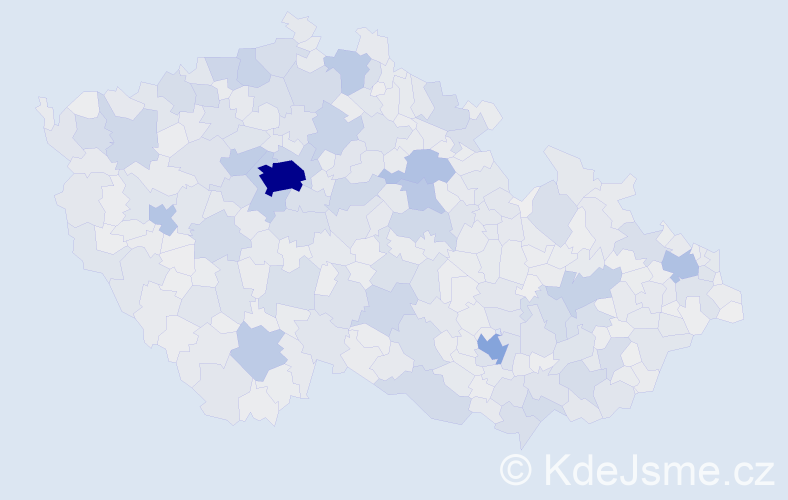 Jméno: 'Blanka', počet výskytů 32864 v celé ČR