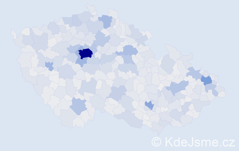 Jméno: 'Matěj', počet výskytů 38519 v celé ČR