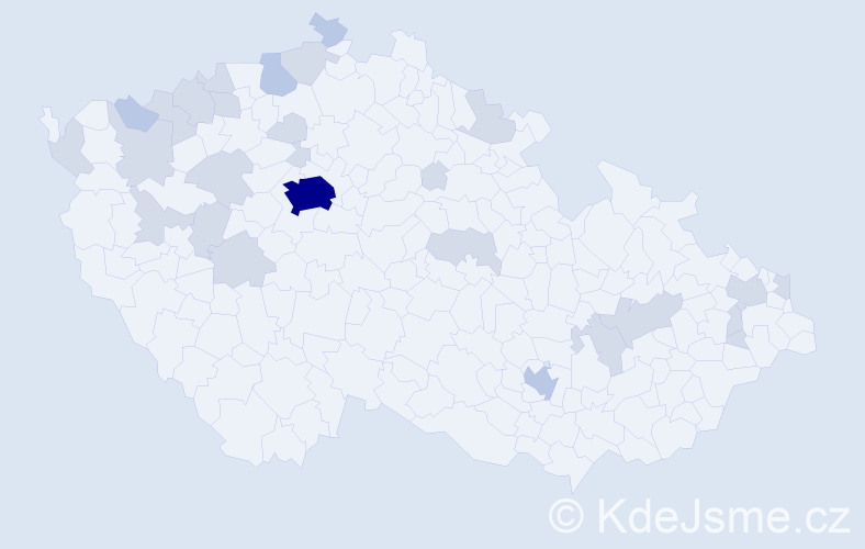 Jméno: 'Anh', počet výskytů 48 v celé ČR