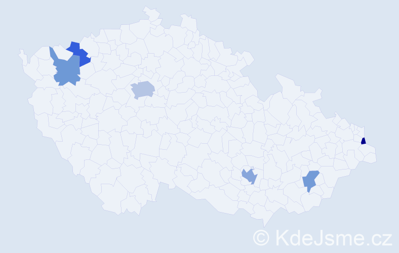 Jméno: 'Adam Gabriel', počet výskytů 9 v celé ČR