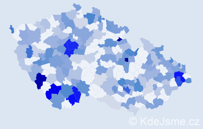 Jméno: 'Felix', počet výskytů 459 v celé ČR