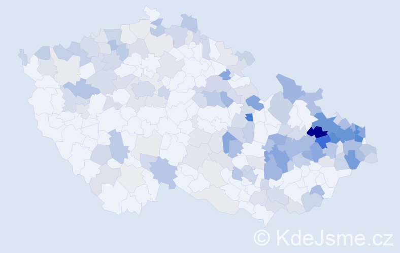 Jméno: 'Daša', počet výskytů 440 v celé ČR