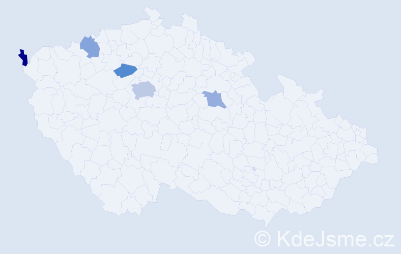 Jméno: 'Xuan Anh', počet výskytů 8 v celé ČR