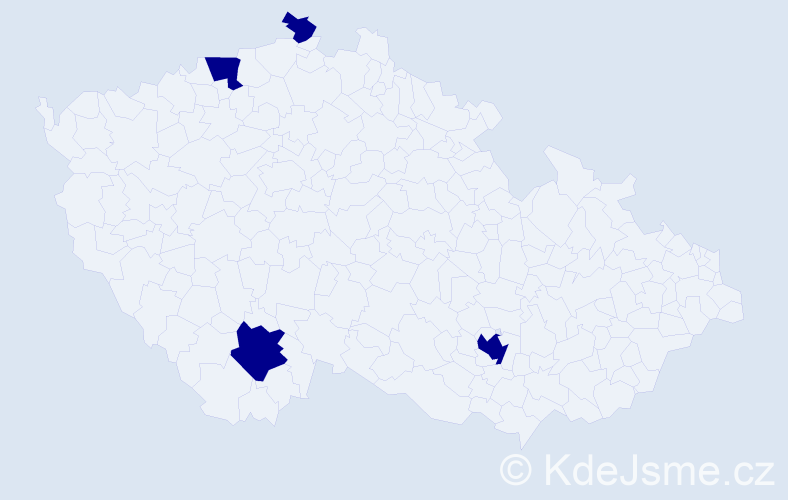 Jméno: 'Lukáš Antonín', počet výskytů 4 v celé ČR