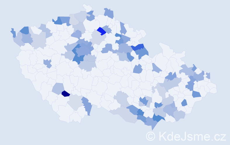 Jméno: 'Lilian', počet výskytů 146 v celé ČR