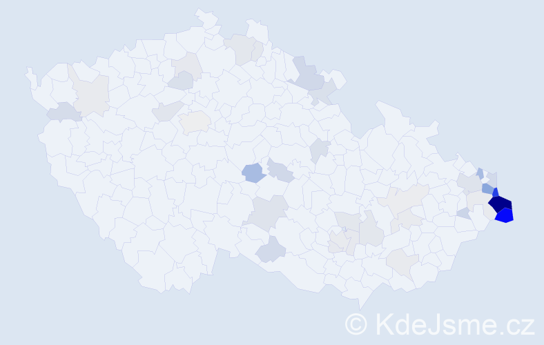 Jméno: 'Henryk', počet výskytů 120 v celé ČR