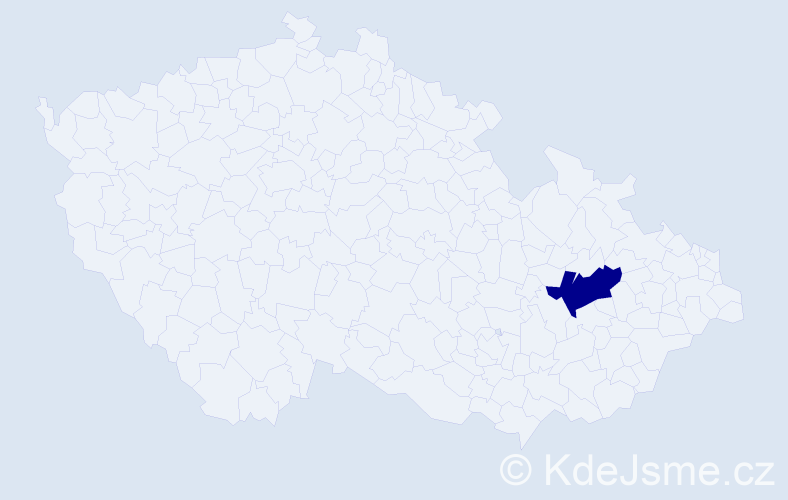 Jméno: 'Xuan Nha', počet výskytů 1 v celé ČR