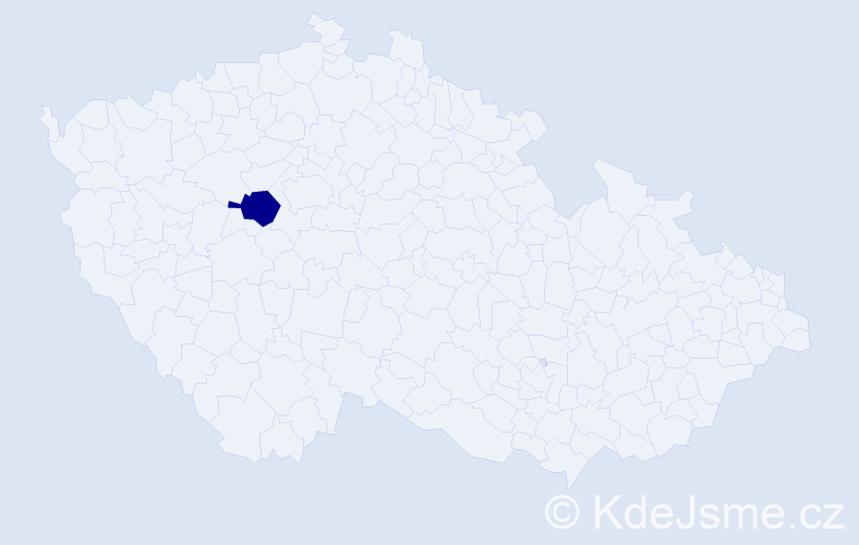 Jméno: 'Uranbadrakh', počet výskytů 1 v celé ČR