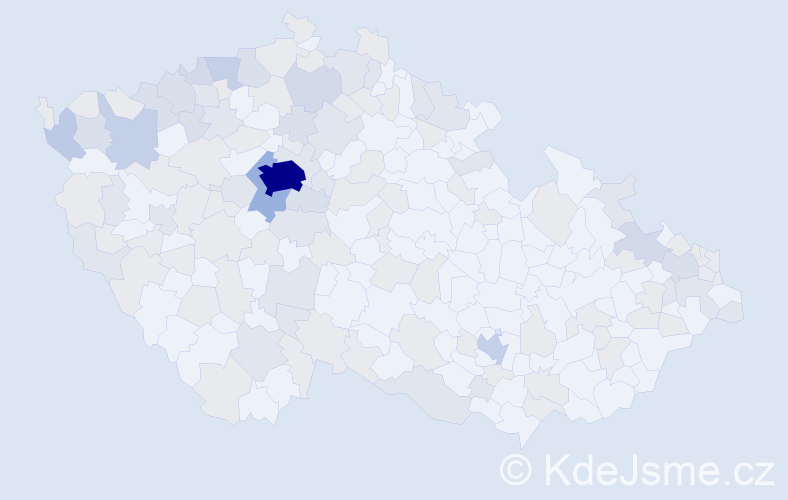 Jméno: 'Josefina', počet výskytů 249 v celé ČR