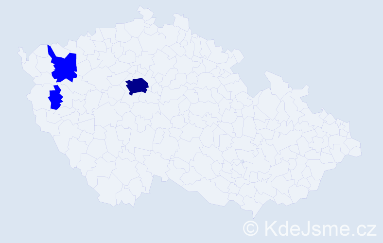 Jméno: 'Solomija', počet výskytů 4 v celé ČR