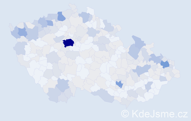 Jméno: 'Margareta', počet výskytů 548 v celé ČR