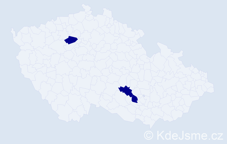 Jméno: 'Nara', počet výskytů 3 v celé ČR