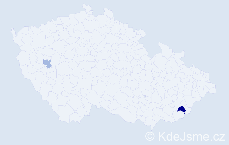 Jméno: 'Adam Amr', počet výskytů 2 v celé ČR