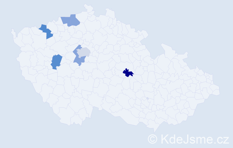 Jméno: 'Martin Jakub', počet výskytů 8 v celé ČR