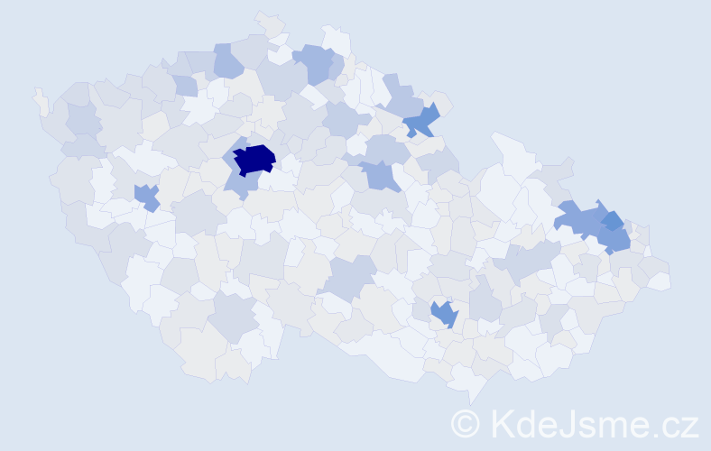 Jméno: 'Rita', počet výskytů 651 v celé ČR