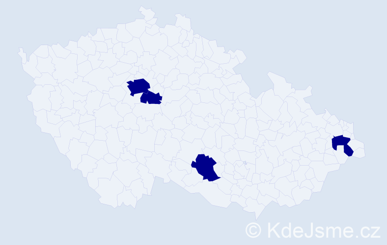 Jméno: 'Ignát', počet výskytů 4 v celé ČR