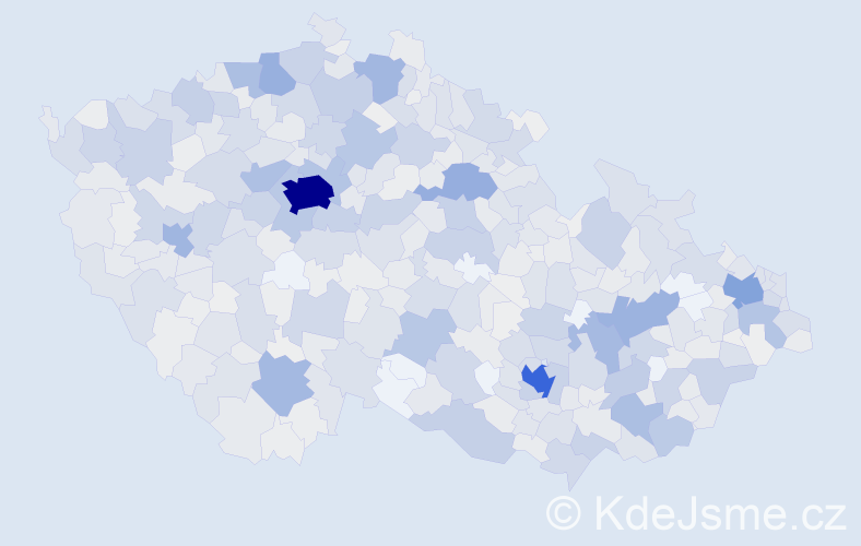 Jméno: 'Nicol', počet výskytů 2390 v celé ČR