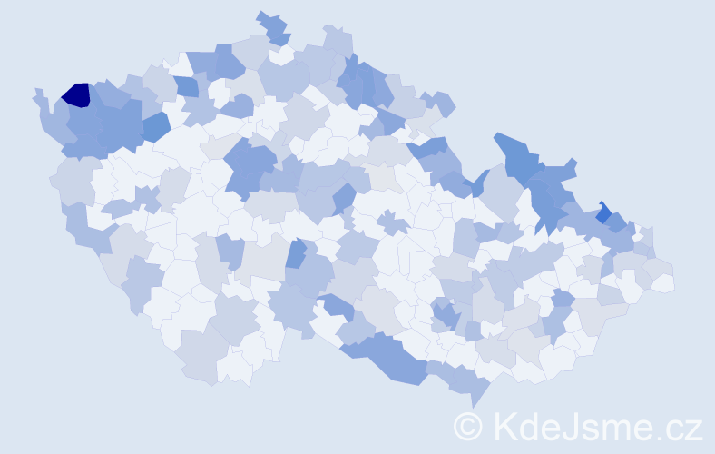 Jméno: 'Elisabeth', počet výskytů 322 v celé ČR