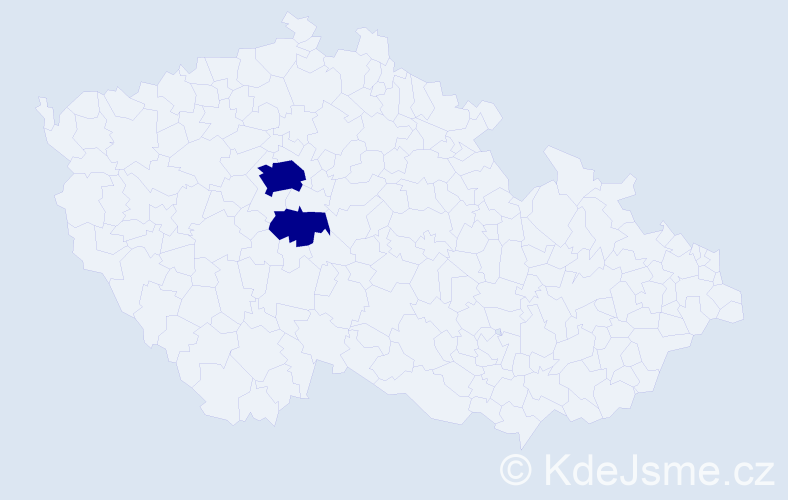 Jméno: 'Paul Anthony', počet výskytů 2 v celé ČR