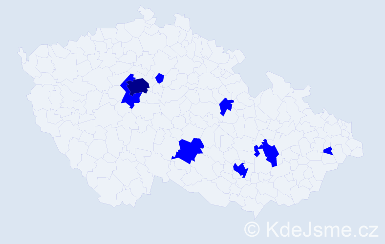 Jméno: 'David Richard', počet výskytů 9 v celé ČR