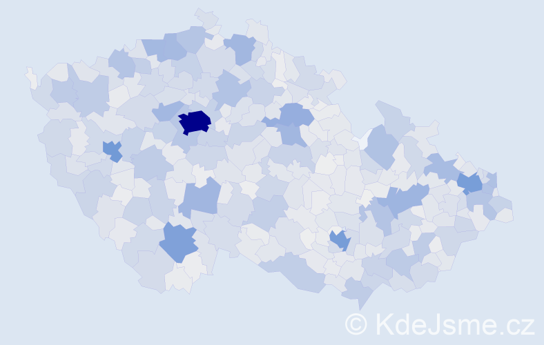 Jméno: 'Vladislava', počet výskytů 4776 v celé ČR