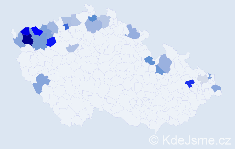Jméno: 'Helma', počet výskytů 31 v celé ČR