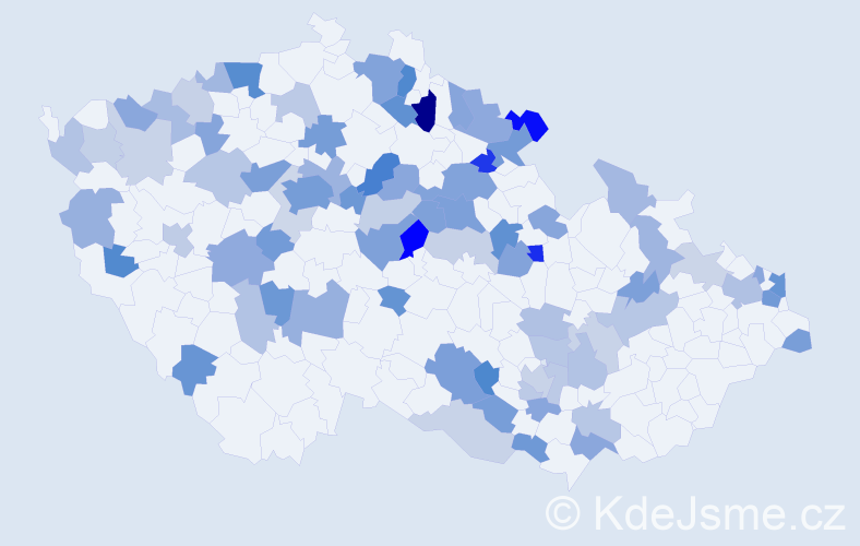 Jméno: 'Otokar', počet výskytů 159 v celé ČR