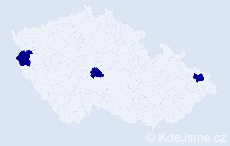 Jméno: 'Duc Luan', počet výskytů 3 v celé ČR