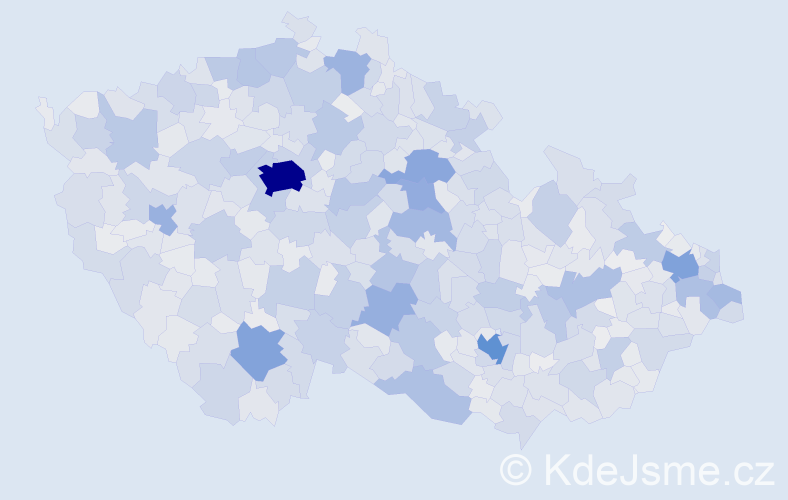 Jméno: 'Bohuslav', počet výskytů 13816 v celé ČR