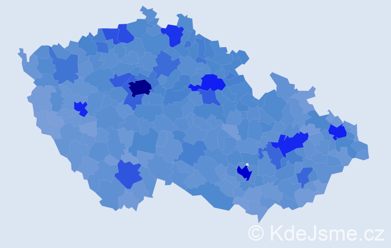 Jméno: 'Eva', počet výskytů 160015 v celé ČR