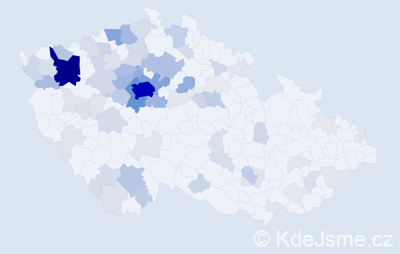 Jméno: 'Alexey', počet výskytů 541 v celé ČR