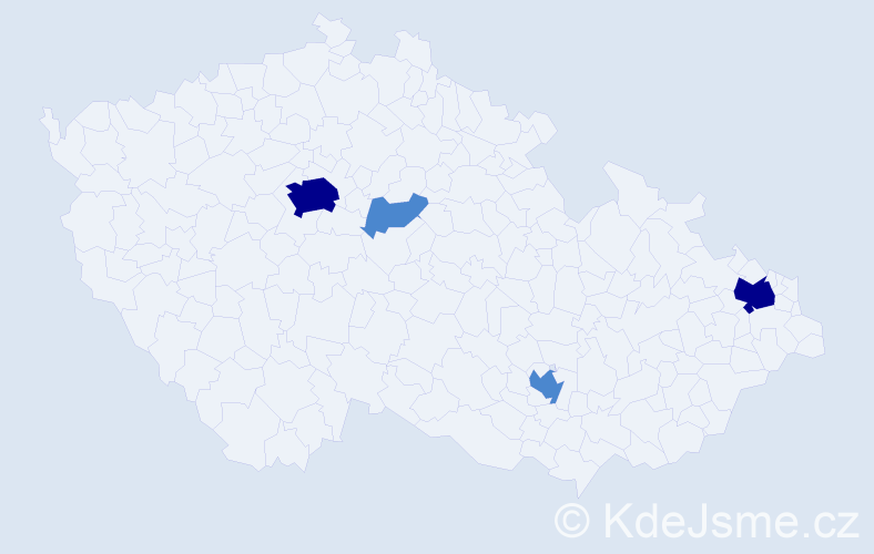 Jméno: 'Thuy Quynh', počet výskytů 8 v celé ČR